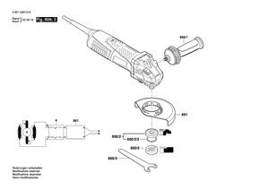 New Genuine Bosch 16020250AX Auxiliary Handle