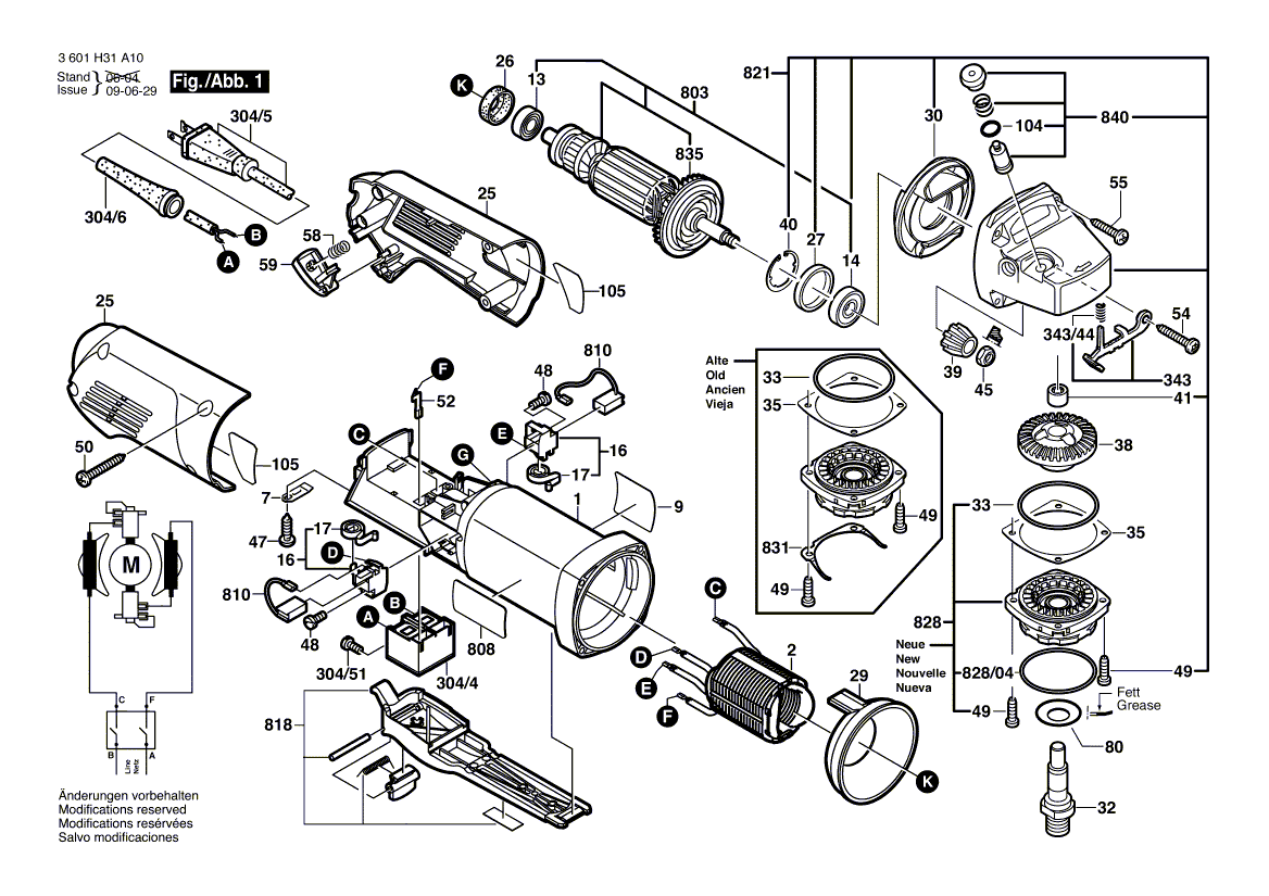 New Genuine Bosch 1602026072 Switch Button