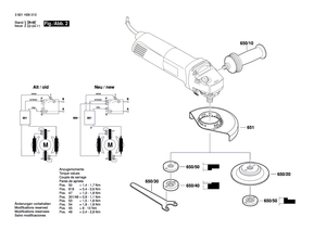 New Genuine Bosch 1602026086 Switch Handle