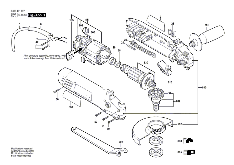 New Genuine Bosch 1602319014 Adjusting Slide
