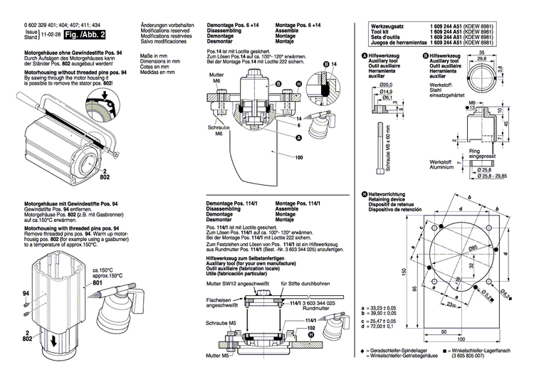 New Genuine Bosch 1602388027 Cable routing