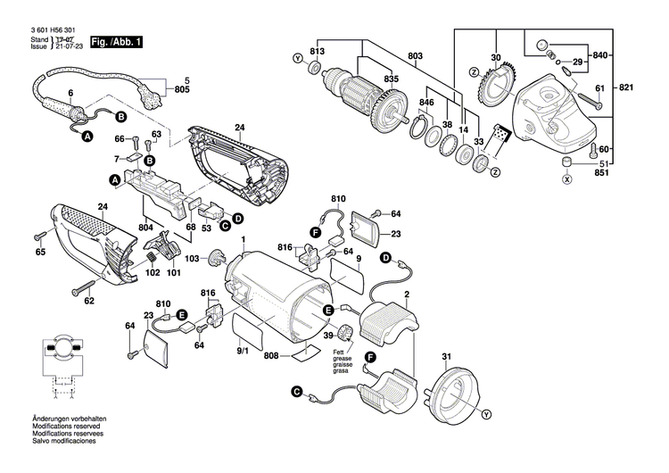 New Genuine Bosch 1602388035 Cable routing