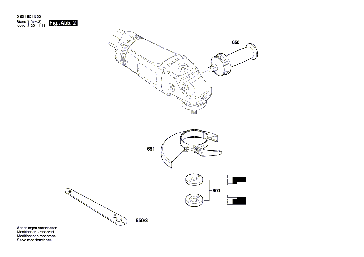 New Genuine Bosch 160312305Y Grinding Spindle
