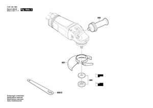 New Genuine Bosch 160312305Y Grinding Spindle