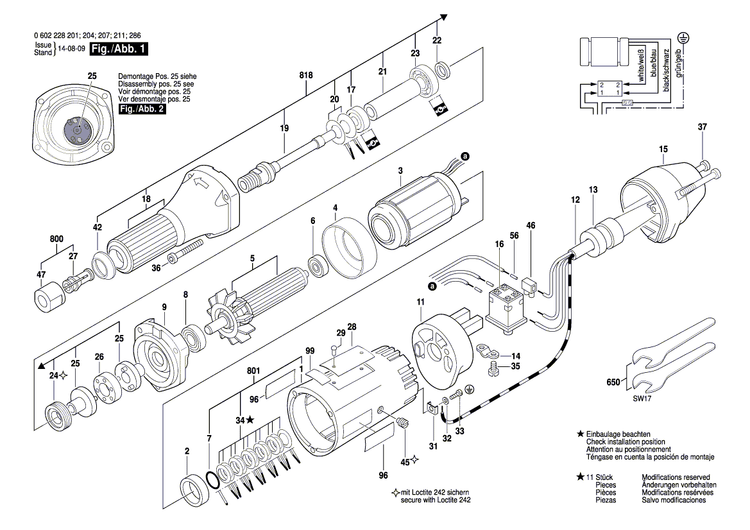 New Genuine Bosch 1603344053 Threaded Ring