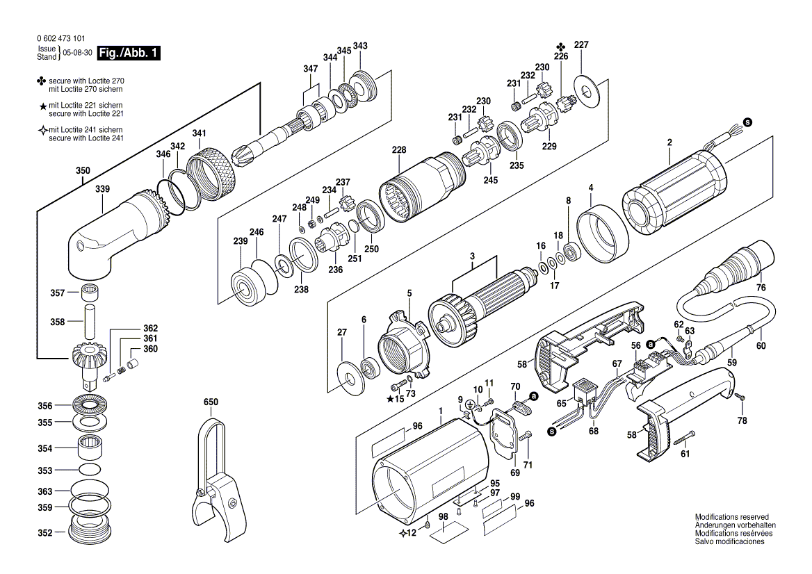 New Genuine Bosch 1603402002 Set screw