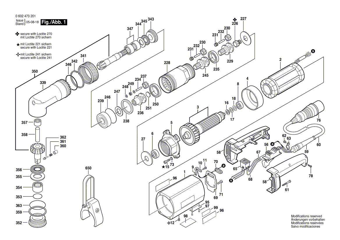 New Genuine Bosch 1603402004 Set screw