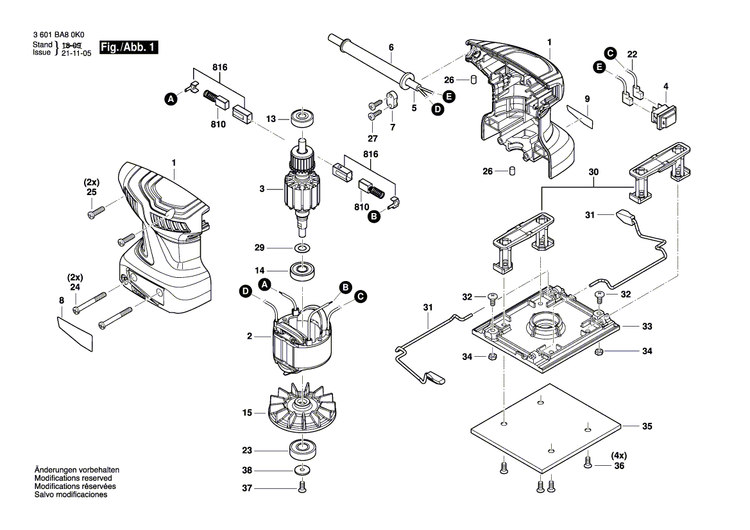 New Genuine Bosch 160343005T Screw