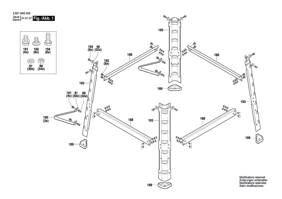 New Genuine Bosch 160343009D Screw