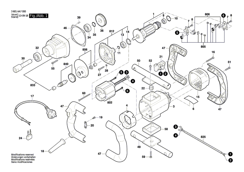 New Genuine Bosch 1603490A02 Tapping Screw
