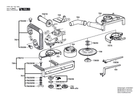 New Genuine Bosch 1603523100 Grinding Spindle