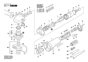 New Genuine Bosch 1603523101 Grinding Spindle