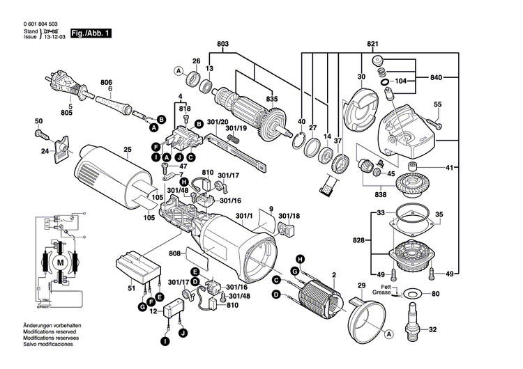 New Genuine Bosch 1604010650 Armature With Fan