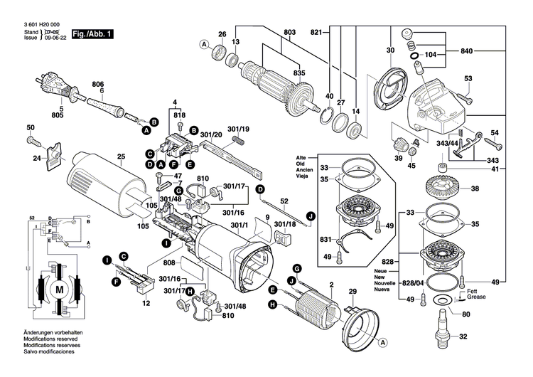New Genuine Bosch 1604010A19 Armature With Fan
