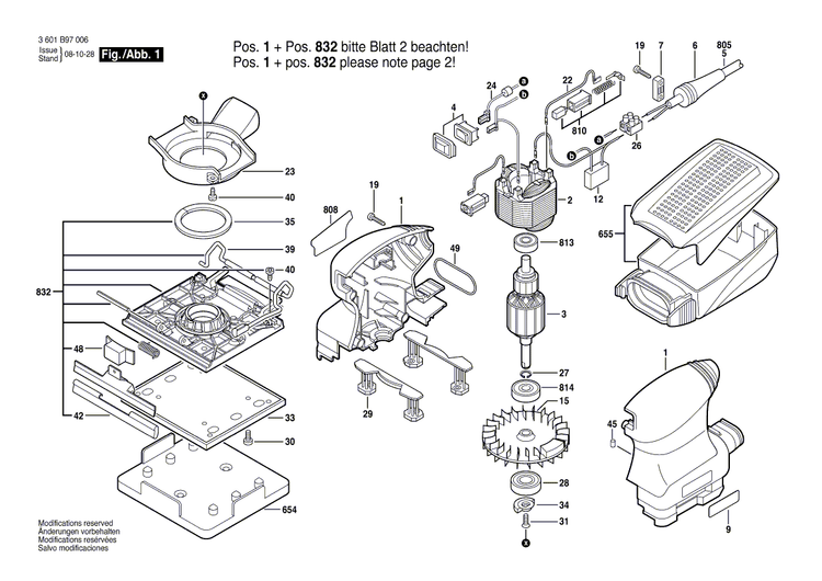 New Genuine Bosch 1604010A29 Armature