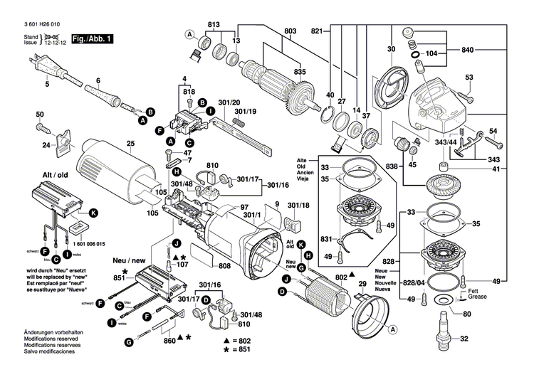 New Genuine Bosch 1604010A48 Armature With Fan