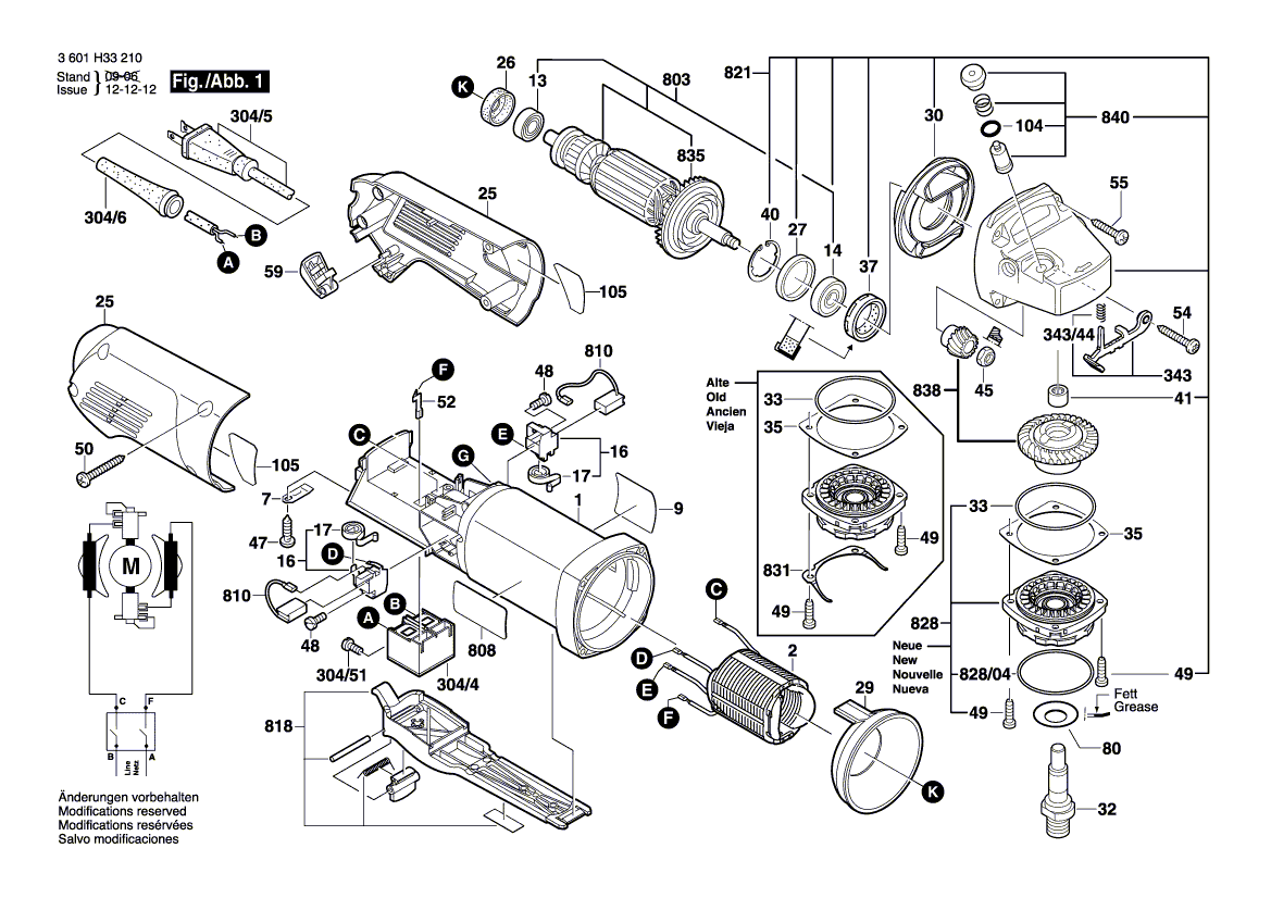 New Genuine Bosch 1604010A64 Armature With Fan