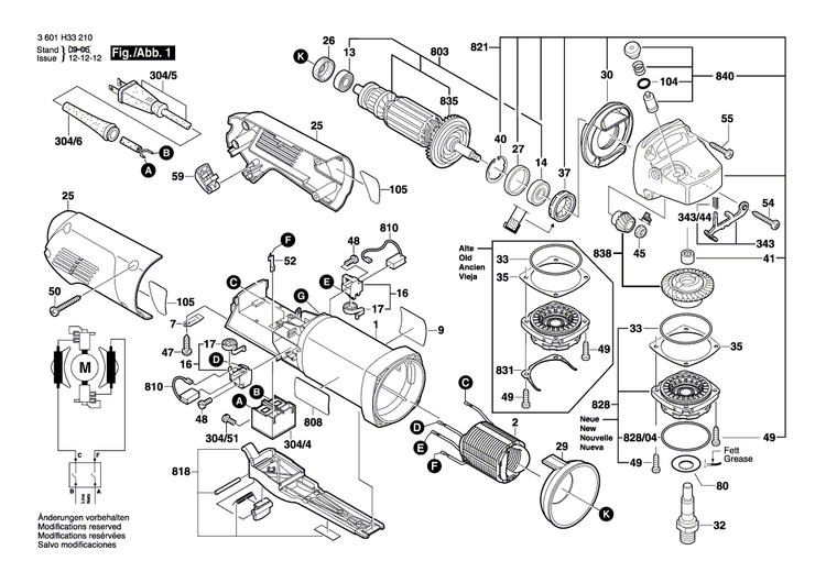 New Genuine Bosch 1604010A64 Armature With Fan