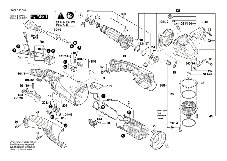 New Genuine Bosch 1604010B98 Armature