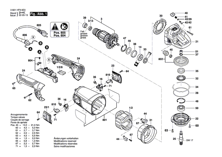 New Genuine Bosch 1604010BE6 Armature