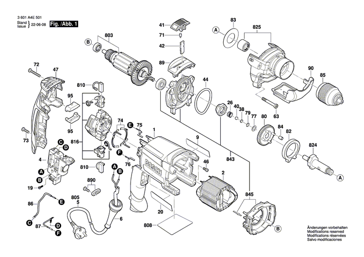 New Genuine Bosch 1604010BS7 Field