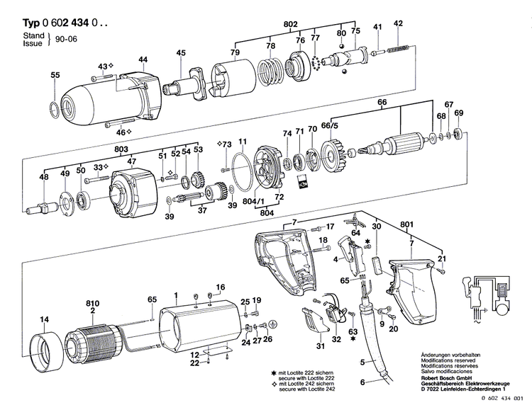 New Genuine Bosch 1604080030 Rotor Without Winding