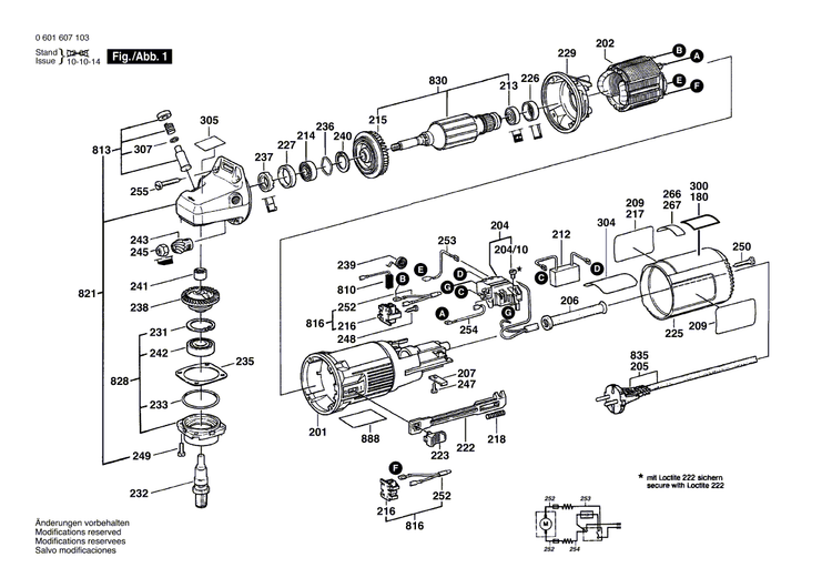 New Genuine Bosch 1604220224 Field