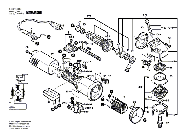 New Genuine Bosch 1604220307 Field