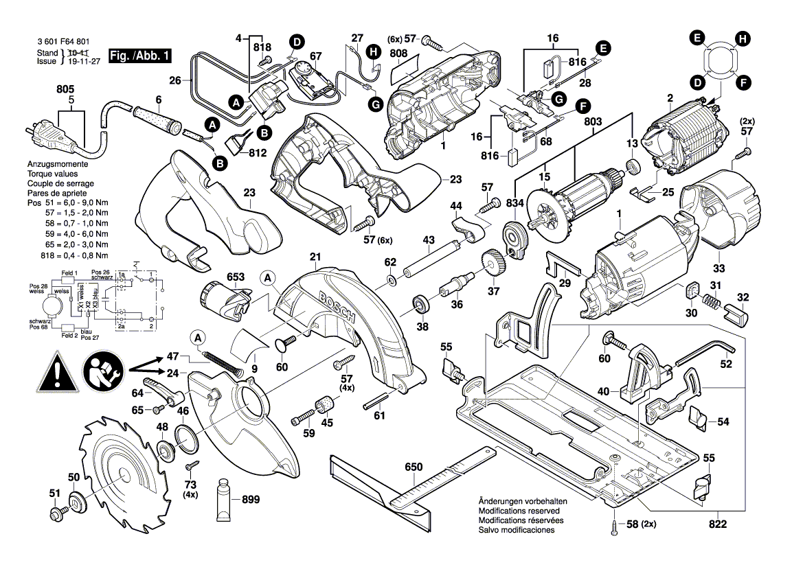 New Genuine Bosch 1604220346 Field