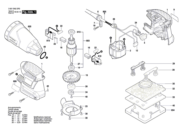 New Genuine Bosch 1604220408 Field