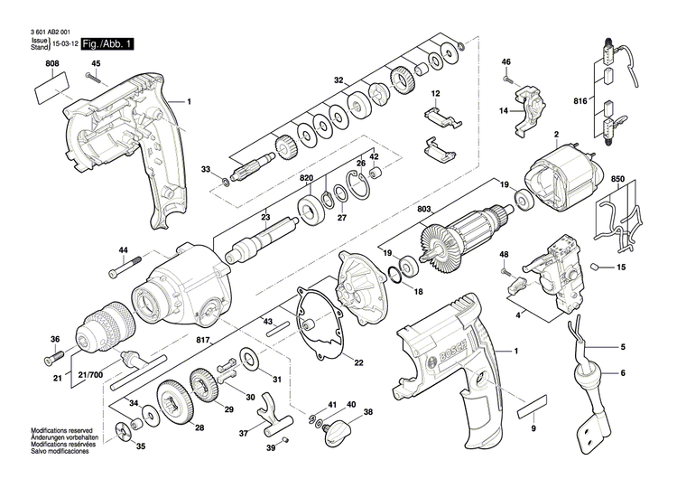 New Genuine Bosch 1604220462 Field