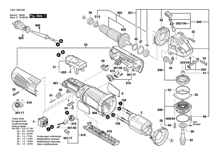 New Genuine Bosch 1604220513 Field