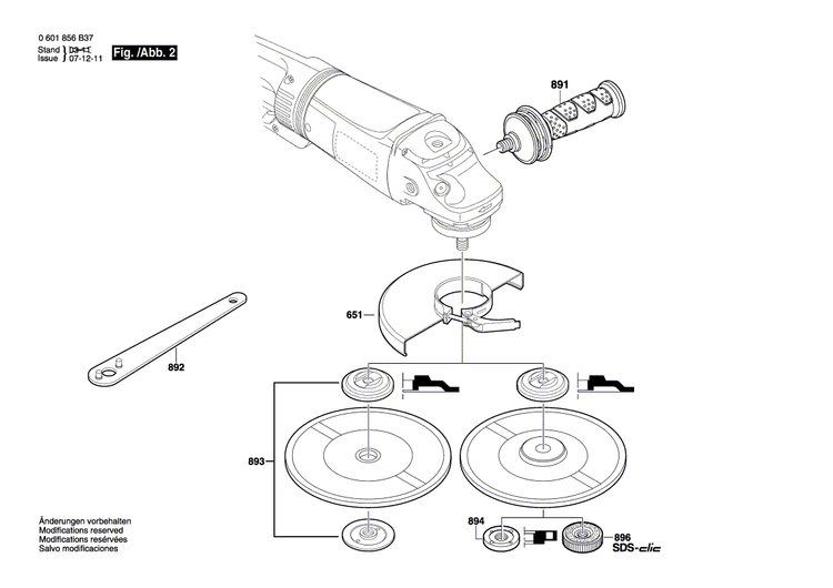 New Genuine Bosch 160422051P Field