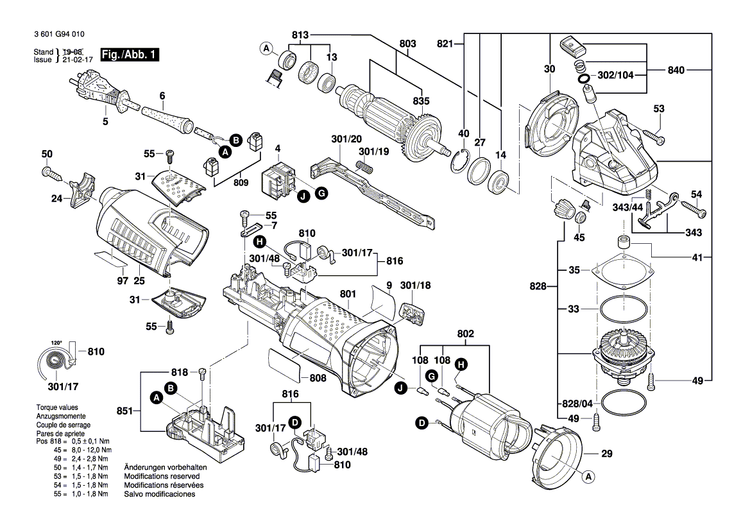 New Genuine Bosch 1604220530 Field assembly