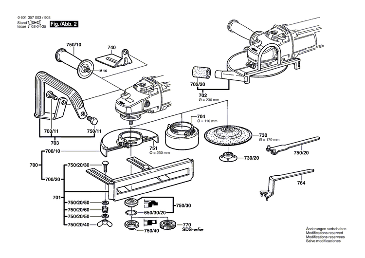 New Genuine Bosch 160422057P Field