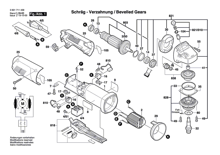 New Genuine Bosch 160422058C Field