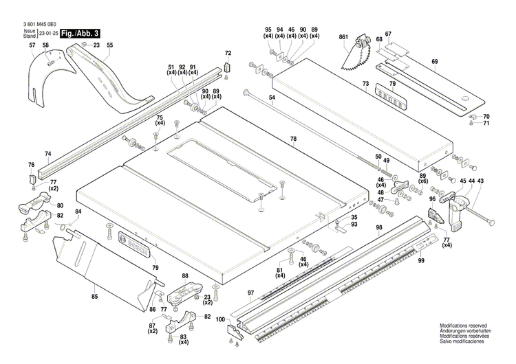 New Genuine Bosch 160422058W Field