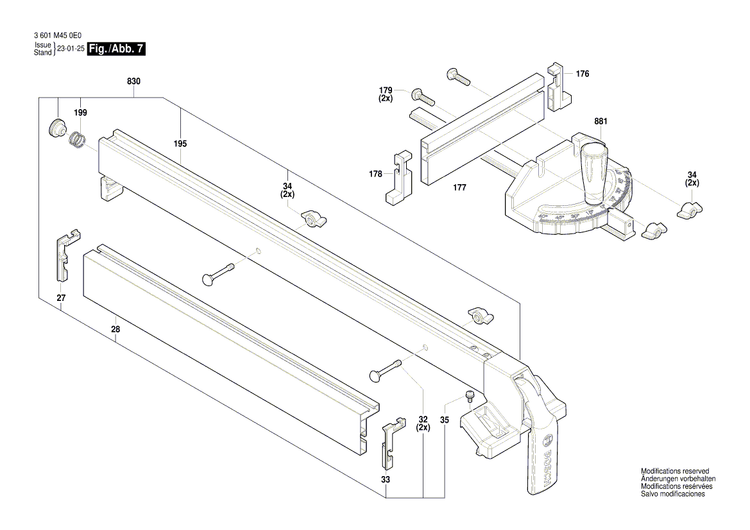 New Genuine Bosch 160422058W Field