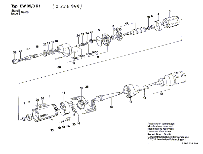 New Genuine Bosch 1604229200 Stator