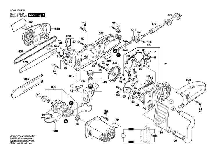 New Genuine Bosch 1604431003 Connecting Cable