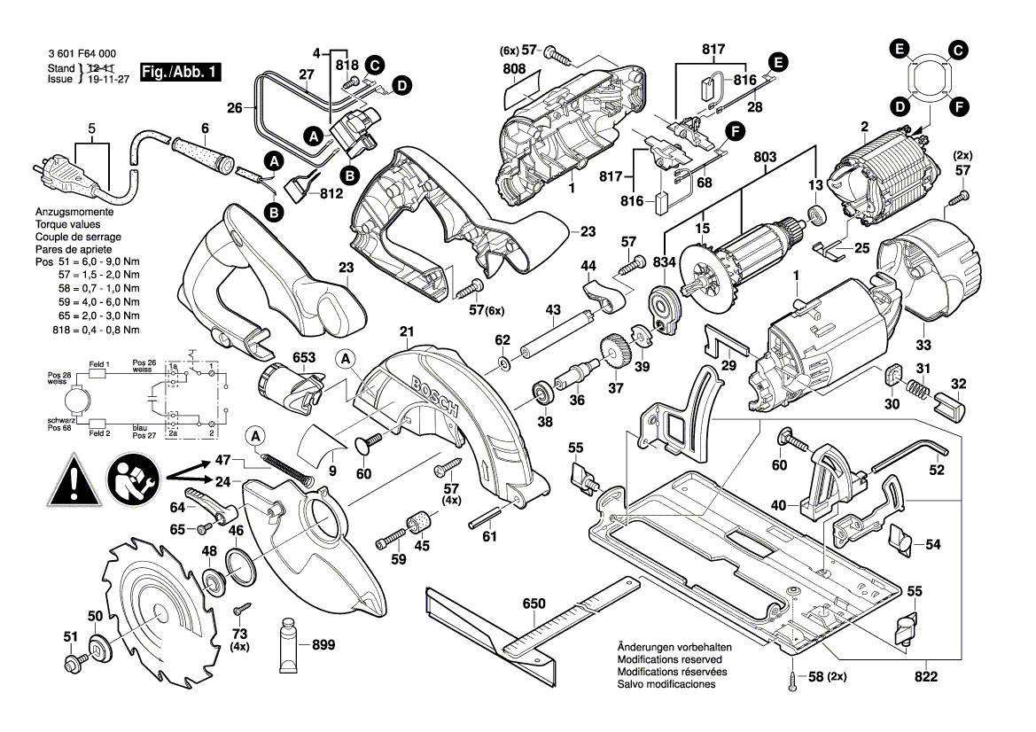 New Genuine Bosch 1604449013 Connecting Cable