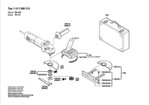 New Genuine Bosch 1604460133 Power supply cord