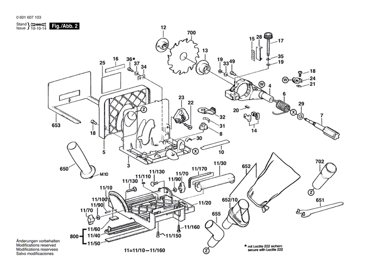 New Genuine Bosch 1604460146 Power supply cord