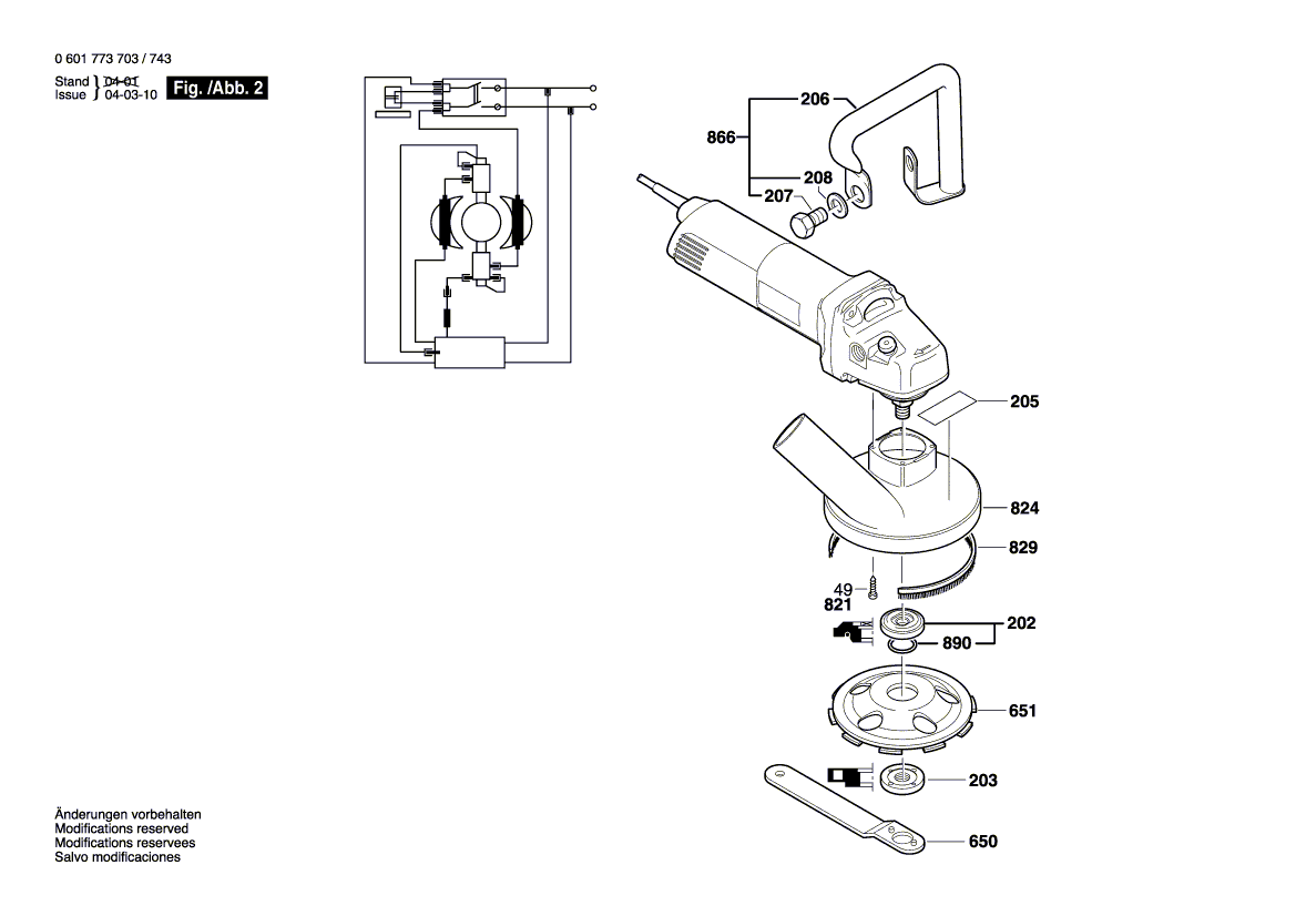 New Genuine Bosch 1604460285 Elec. Cable W/Connection