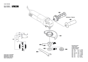 New Genuine Bosch 1604460344 Power supply cord