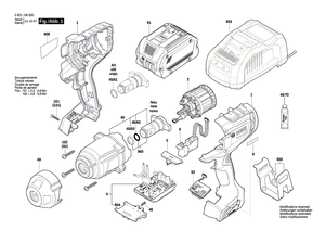 New Genuine Bosch 1604601040 Retaining ring