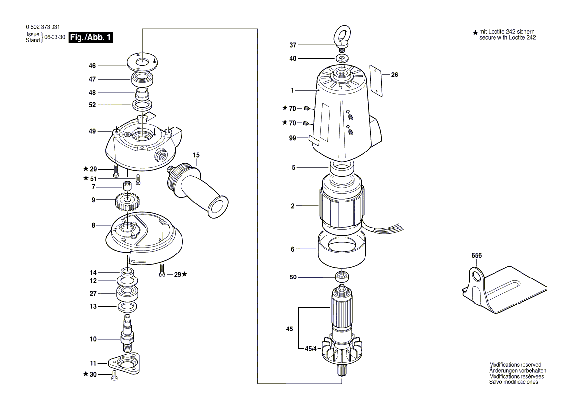 New Genuine Bosch 1605102080 Motor Housing