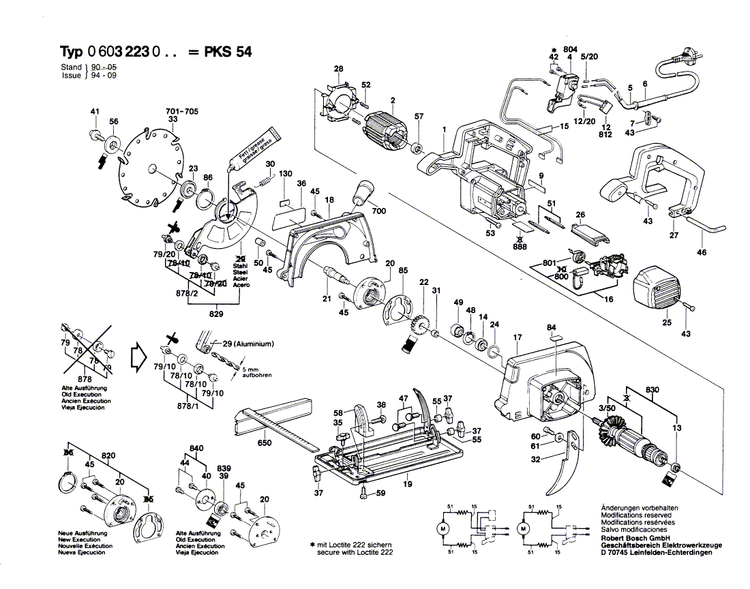 New Genuine Bosch 1605108135 Motor Housing