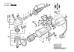 New Genuine Bosch 1605108189 Motor Housing