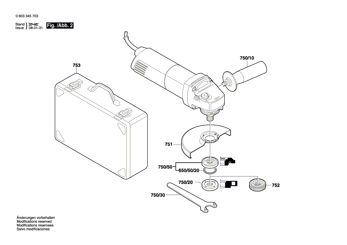 New Genuine Bosch 1605108209 Motor Housing